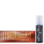 Urban Decay Naked Heat Palette & Setting Spray Bundle