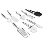 Cheese Grater Spatula Eggs Beater Pizza Knife Cooking Spatula Food Clip