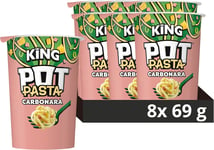 Pot Pasta King Creamy Carbonara instant hot snack from the nation's favourite up