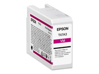 Epson Ultrachrome Pro T47a3 - 50 Ml - Livlig Magenta - Original - Blekkbeholder - For Surecolor Sc-P900, Sc-P900 Mirage Bundling