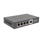 BATI START GIGA POE 5 Ports : SWITCH 4 Ports GIGABIT POE 65W + 1 Port GIGABIT - Solution de Connectivité Puissante pour Réseaux Domestiques et