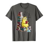 Funny Cat Reading A Book, It's A Good Day To Read A Book T-Shirt