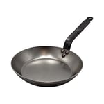 Pentole Agnelli COFE3006PT50 Casserole Lyonnaise Poêle en Fer épais, 50 cm