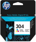 Original HP 304 Colour Ink Cartridge For DeskJet 2620 Inkjet Printers N9K05AE