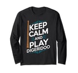 Didgeridoo Player Traditional Music Australian Culture Long Sleeve T-Shirt