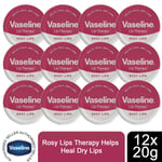 Vaseline Lip Therapy Petroleum Jelly for Dry Lips Choice of Fragrance 20g, 12 Pk