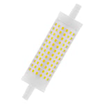 OSRAM LED Line LED-Lampe mit R7s-Retrofit-Sockel, 19 W / 2452 lm, klar, kaltes Tagesichtweiß mit 6500 K, nicht-dimmbar. IP20, bleifreies Glas, 28 mm Durchmesser, EEK E.