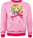 Christmas Jumper Nintendo Princess Peach UK 2XL US XL New Official Numskull