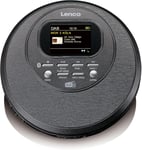 Lecteur CD portable CD-500 - Diskman - Walkman Bluetooth - radio DAB+ - anti-choc - fonction livre audio - batterie intégrée - noir