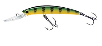 Yo-Zuri Crystal Minnow Deep Diver Walleye (F) 110mm 4-3/8" Green Perch Floating Deep Diver Lure