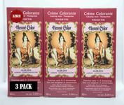 Henne Color Auburn Henna Hair Colouring Cream 90 ml Pack of 3