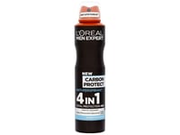 L'oreal Paris Men Expert Deodorant Spray Carbon Protect 4In1 150Ml