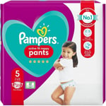 Pampers active fit nappy pants Size 5 (12-17 kg) Pack of 27