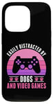 iPhone 13 Pro Easily Distracted by Video Games and Dogs Gamer Women Girls Case