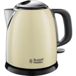 Bouilloire Compacte Russell Hobbs 24994-70 Colours Plus - 1L, Rapide, Filtre Anti-Calcaire, Crème