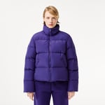 Lacoste Doudoune courte déperlante compressible Taille 44 Violet