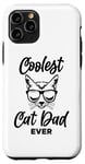 Coque pour iPhone 11 Pro Le papa le plus cool des chats