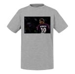 T-Shirt Enfant Neymar Vue De Dos Paris Football Footballeur Bresil Star