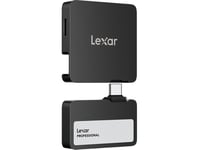 External Ssd|Lexar|Professional Go Portable|2Tb|Usb 3.2|Write Speed 1000 Mbytes/Sec|Read Speed 1050 Mbytes/Sec|Lsl400s002t-Rnbng