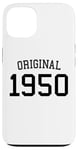 Coque pour iPhone 13 Original 1950, 75 ans pour homme et femme 75e anniversaire