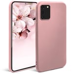 Moozy Minimalist Series Coque en silicone pour Samsung S10 Lite, Rose Beige – Finition mate fine et souple en TPU - Neuf