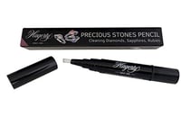 HAGERTY Precious Stones Pencil Stylo nettoyant pour pierres précieuses I Nettoie efficacement les diamants, les saphirs, les rubis ainsi que l'or et le platine I Nettoyage précis et en douceur.