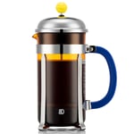 Bodum CHAMBORD kaffepress 8 koppar, gul/blå