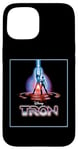 Coque pour iPhone 15 Disney TRON Official 1982 Original Movie Poster Art and Logo