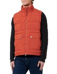 GANT Gilet Mid Down, Rouge de Fer, S Homme