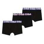 DIM Boxer Garçon EcoDIM Coton Stretch x3, Noir, 16 ans