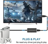 SCART vers HDMI Adaptateur avec Câbles HDMI et Péritel Audio Stéréo Vidéo Supporte NTSC/PAL Compatible avec TV Sky HD Blu Ray PS3 Magnéscope