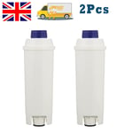 2x Compatible Water Filter for DELONGHI DLSC002 SER3017 Espresso Coffee Maker UK