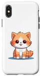 Coque pour iPhone X/XS mignon chat funy animal chat amoureux