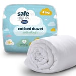 Silentnight Safe Nights Cot Bed Duvet 4 Tog – Anti Allergy Lightweight Soft Snug Nursery Quilt for Children, Kids, Toddlers – Hypoallergenic and Machine Washable – 150x120cm