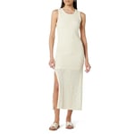 The Drop Ritu Crochet Maxi Dress Robe Longue, Whisper White, L