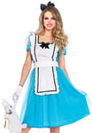 Leg Avenue Classic Alice in Wonderland Costume (Large, Blue/White)