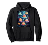 Underwater Cupcake Adventure for Food Lovers Pullover Hoodie