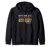 Parks & Recreation Bacon and Eggs Zip Hoodie