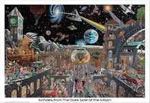 Buyartforless Poster Echoes from The Dark Side of The Moon 50 Pink Floyd Songs de Tom Masse 32 x 22 cm