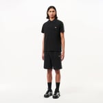 Lacoste Short regular fit molleton bande siglée Taille XXL Noir