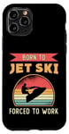 iPhone 11 Pro Born To Jet Ski Rider Water Sports Retro Jetski Jet Skiing Case