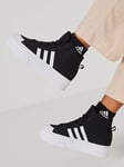 adidas Sportswear Bravada 2.0 Mid Platform Trainers - Black, Black, Size 5, Women