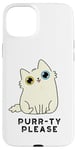 iPhone 15 Plus Purr-ty Please Funny Cat Pun Case