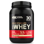 Optimum Nutrition Gold Standard 100% Whey Muscle Building and Recovery Protein Powder With Naturally Occurring Glutamine and BCAA Amino Acids, Vanilla Ice Cream Flavour, 30 Servings, 900 g