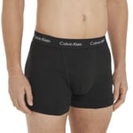 Calvin Klein 6P Cotton Stretch Trunks Svart 992 bomull Small Herre