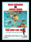 James Bond - You Only Live Twice - Official 30x40cm Framed Print - Sean Connery