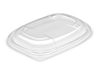 GUILLIN - COOKIPACK COVCOOK600C SACHET DE 20 Couvercle Antibuee Pour Boite Chaude, Polystyrène bi-orienté, Transparent, 19 x 14 x 2 cm