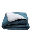 Couette ultra chaude Bleu ciel/Bleu Canard - 2 personnes 220x240 - Spécial Hiver