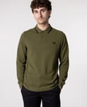 Fred Perry LS Twin Tipped Shirt Long Sleeve Men’s Size XXL Khaki M3636 BNWT