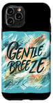 Coque pour iPhone 11 Pro Belles couleurs vives avec tenue de discours Gentle Breeze